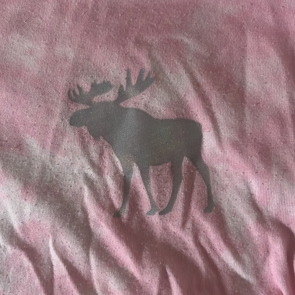 Abercrombie long sleeve tie dye pink/white - Picture 4 of 4